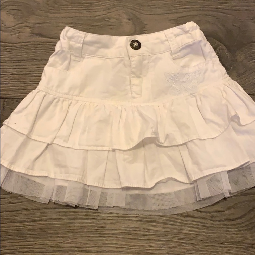 Adjustable White Skirt